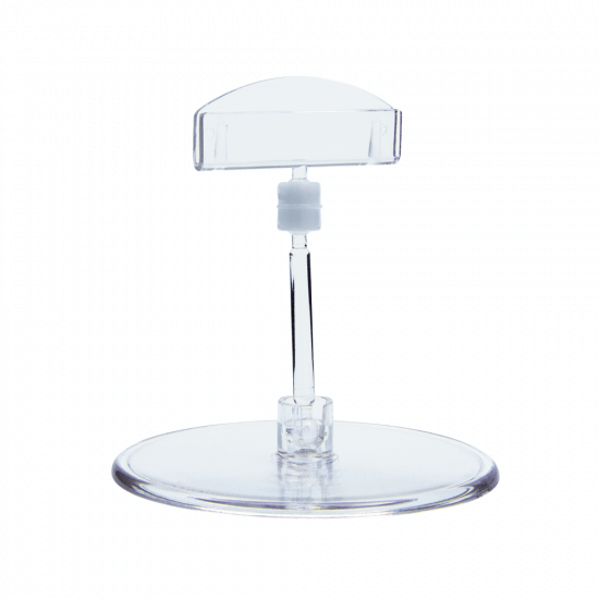 Plastic Ticket Holder Round Base