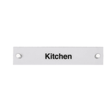 Rectangular Acrylic Door Signs with Standoffs