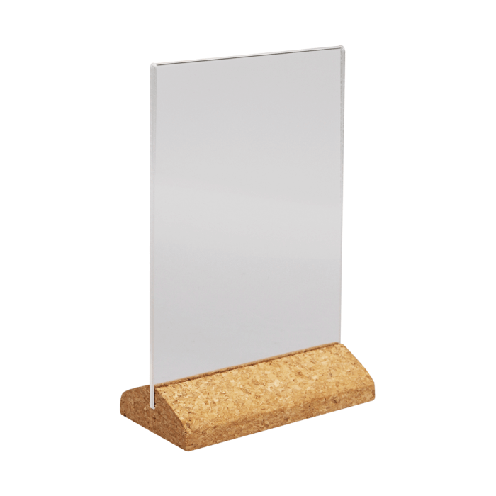 Cork Base Sign Holder
