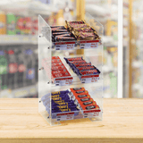 Three Tier Confectionery Acrylic Merchandising Display