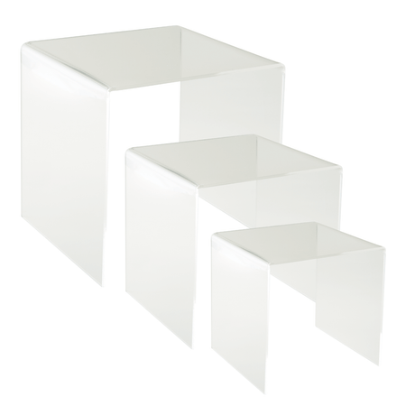 Set of Three Cubic Display Bridges