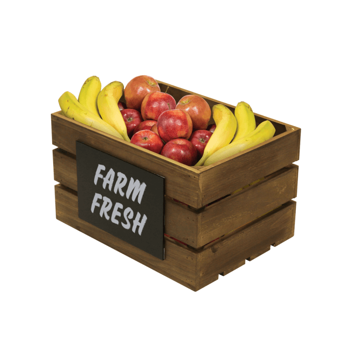 Wooden Display Crate