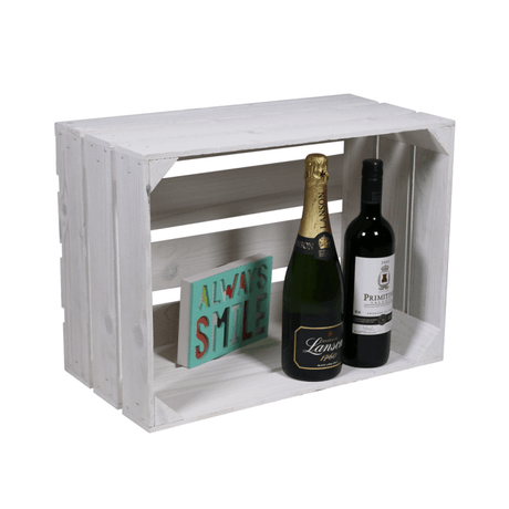 White Wooden Crate