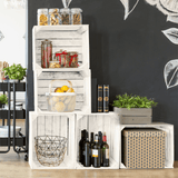 White Wooden Crate