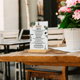 Cork Base Sign Holder