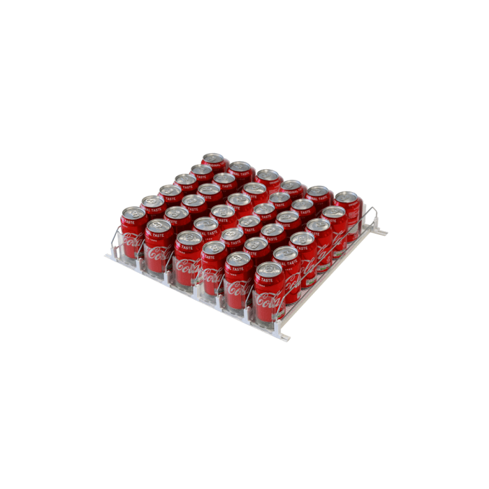 Spring Loaded Slow Feed Shelf Pusher System
