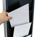 Freestanding Digital Signage with Brochure Holder