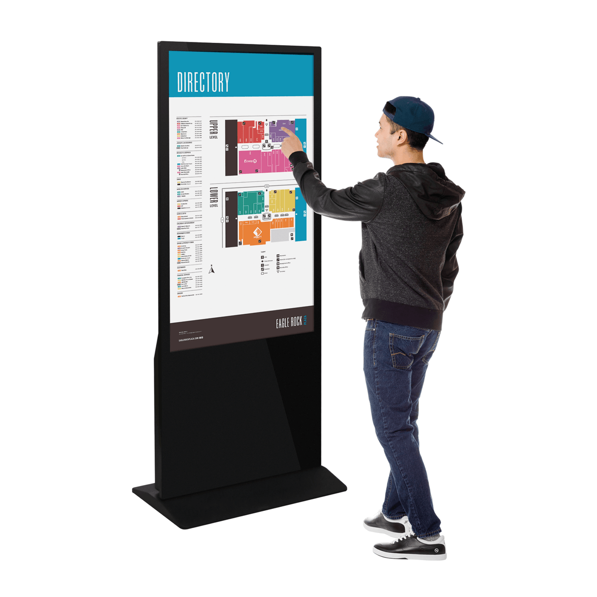 Touchscreen Digital Display Totem