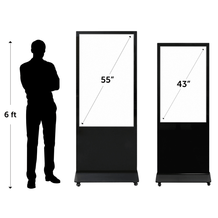 Digital Display Totem