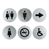 Stainless Steel Door Sign Multipack