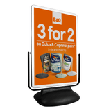 Large Forecourt Sign With Counter Balanced Panel