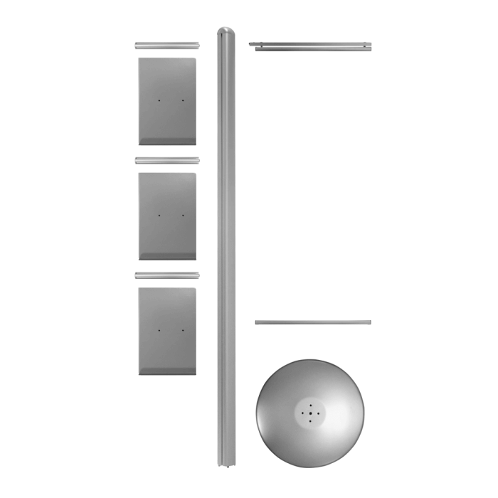 Brochure and Banner Display Stand