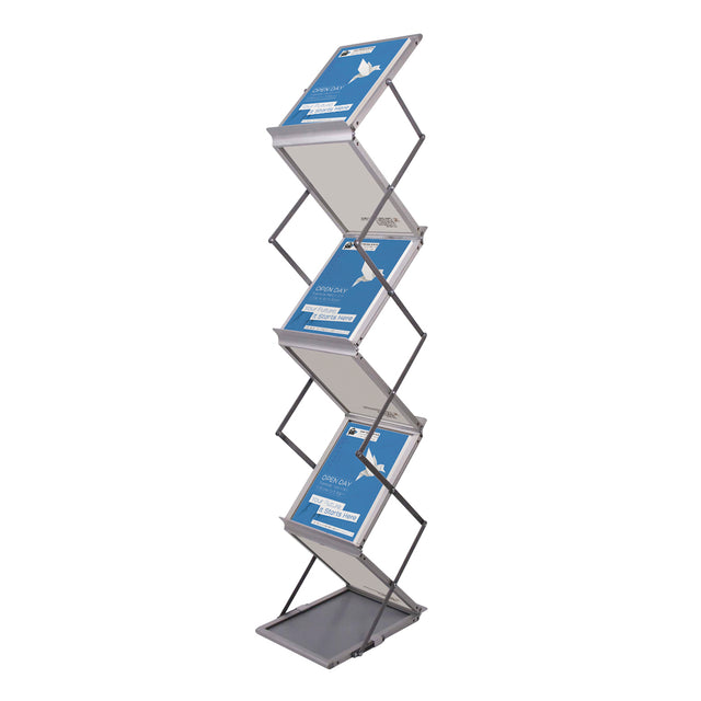 Collapsable Brochure Rack Collapsible Zig Zag Brochure Holder – VisualDisplays