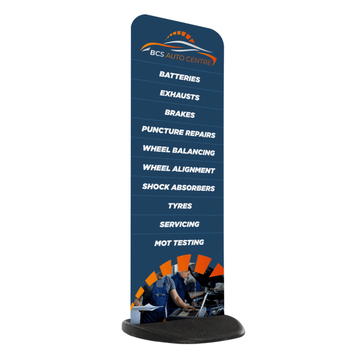 FlexPro Totem Pavement Sign – VisualDisplays