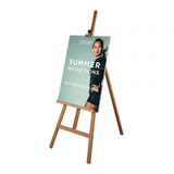 A Frame Wooden Easel with Clamp