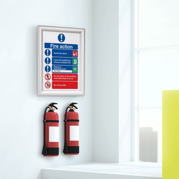 Heavy Duty Fire Resistant Snap Frame 25mm