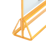 Gold Acrylic Sign Holder