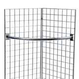 Gridwall Corner Clothes Rail