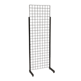 Black Grid Mesh Panels