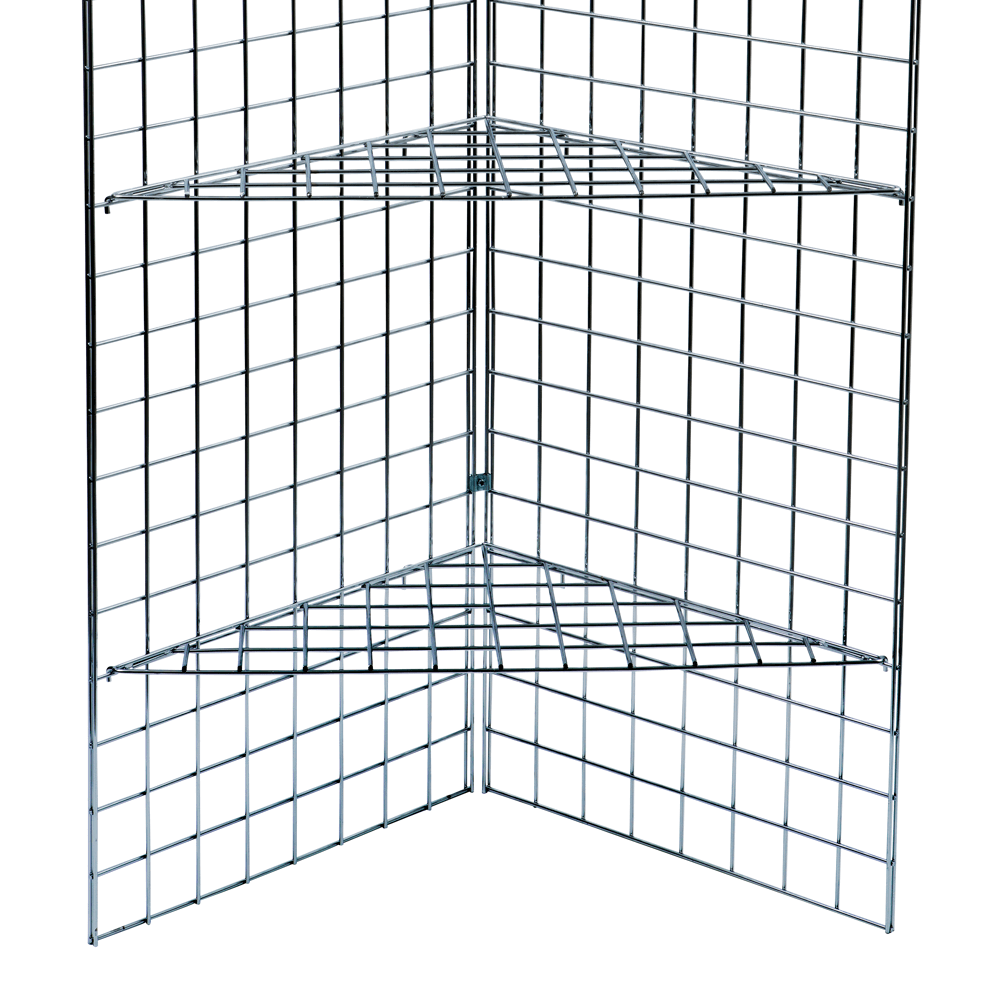 Gridwall Corner Shelf