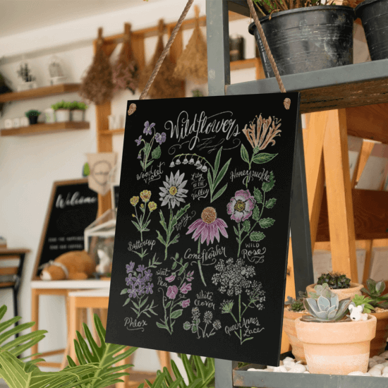 Hanging Chalkboard