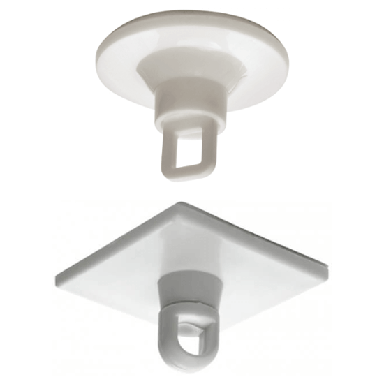 Hanging Button Drop Hanging Buttons with Swivel Eyelet x 100 – VisualDisplays