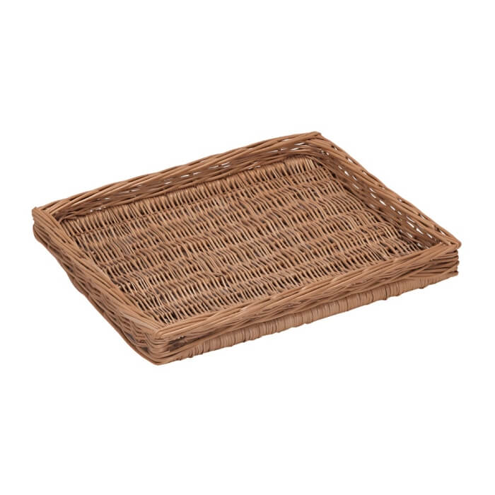 Shallow Wicker Display Tray – VisualDisplays