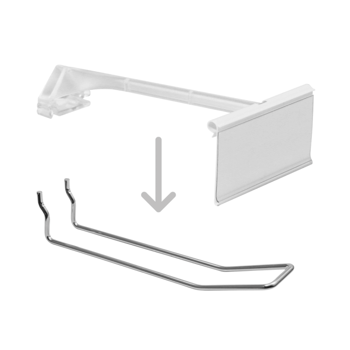 Hook Overarm Ticket Holder