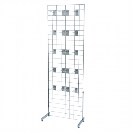 Single Sided Gridwall Display Kit with Hooks