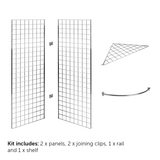 5ft Gridwall Corner Display Units
