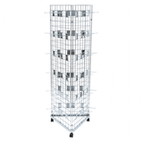 Three Sided Gridwall Stand with Hooks