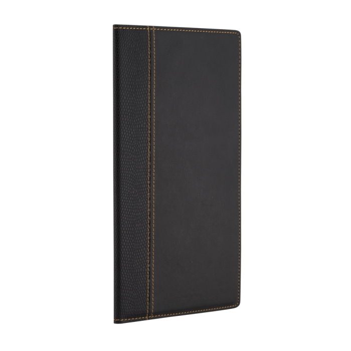 Contemporary Faux Leather Bill Presenter