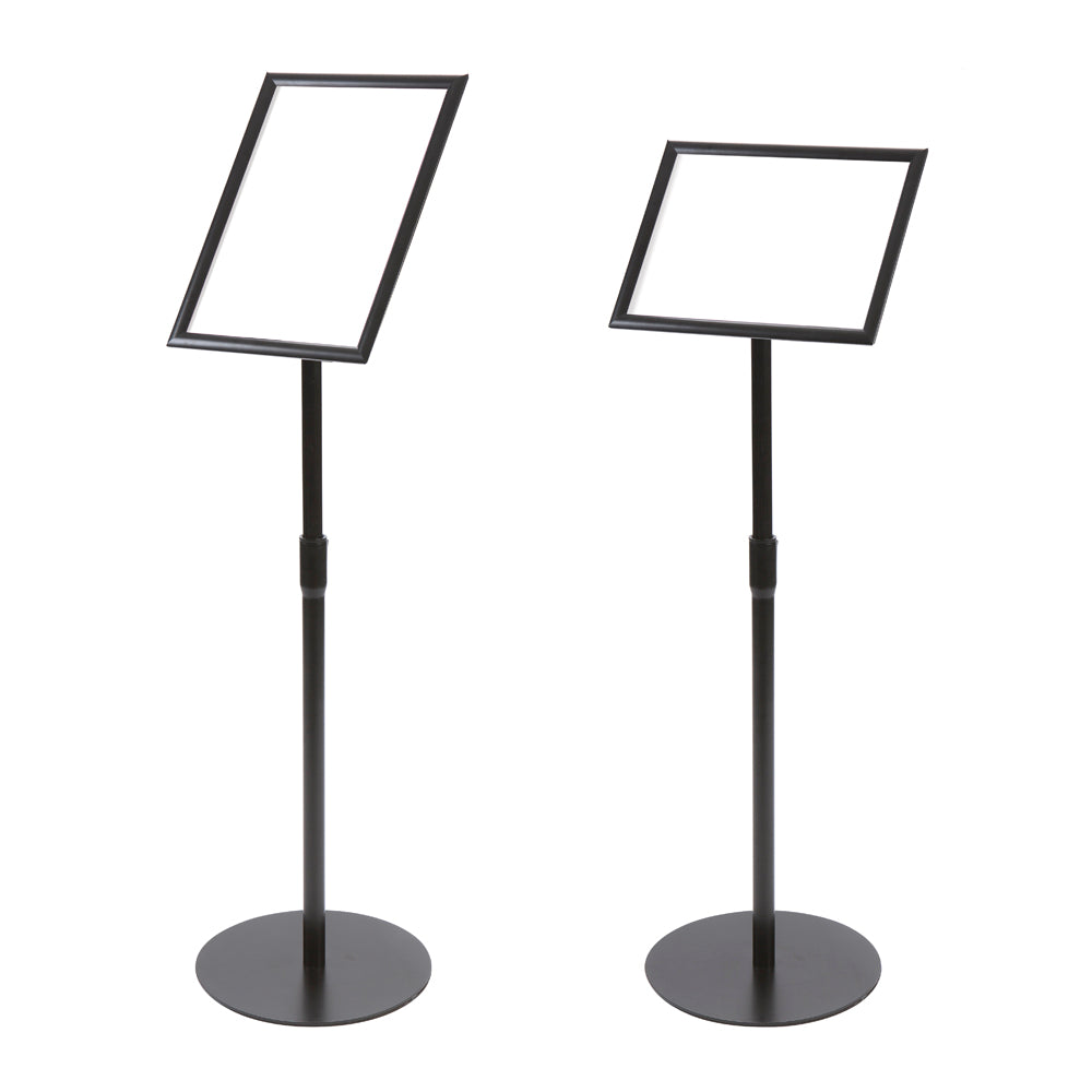 Adjustable Black Floor Standing Snap Frame