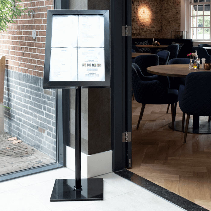 LED Menu Display Board 4 x A4 Sheets