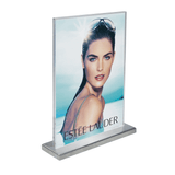 Metal Counter Standing Poster Holder