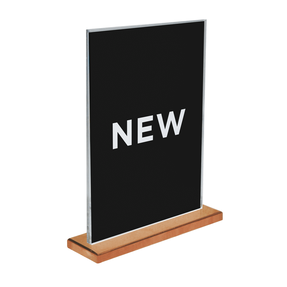 Metal Counter Standing Poster Holder