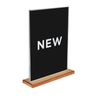 Metal Counter Standing Poster Holder