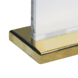 Metal Counter Standing Poster Holder