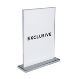 Metal Counter Standing Poster Holder