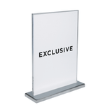 Metal Counter Standing Poster Holder
