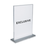 Metal Counter Standing Poster Holder