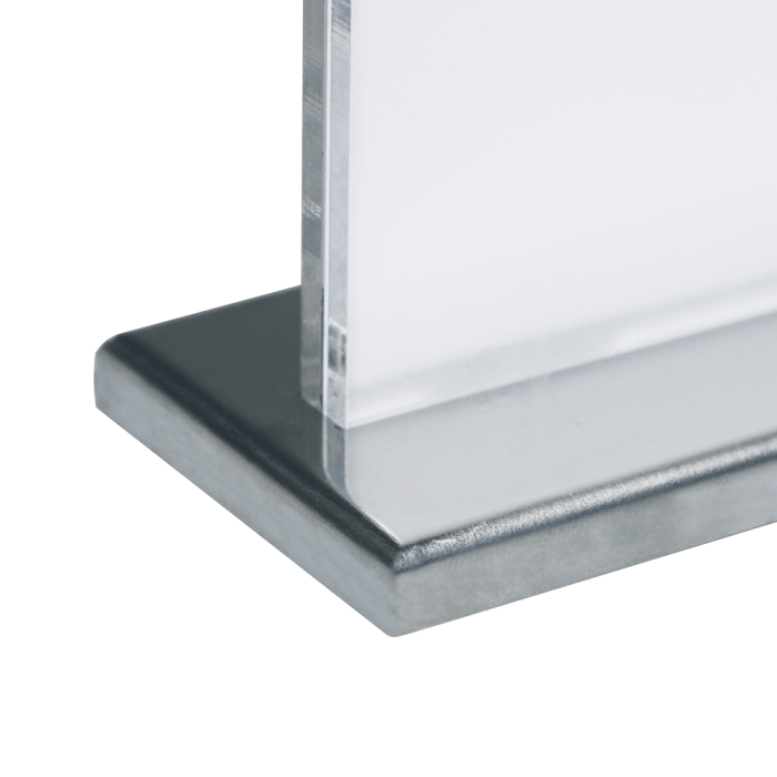 Metal Counter Standing Poster Holder