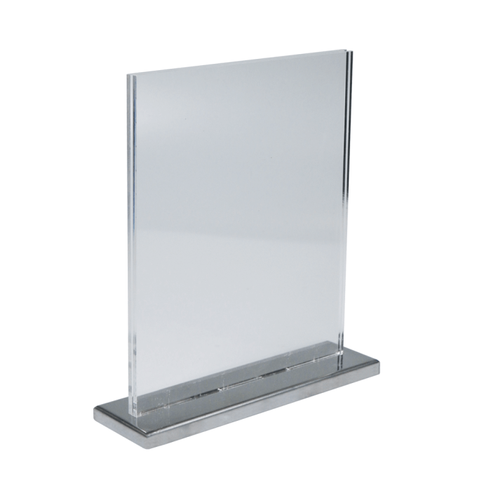 Metal Counter Standing Poster Holder
