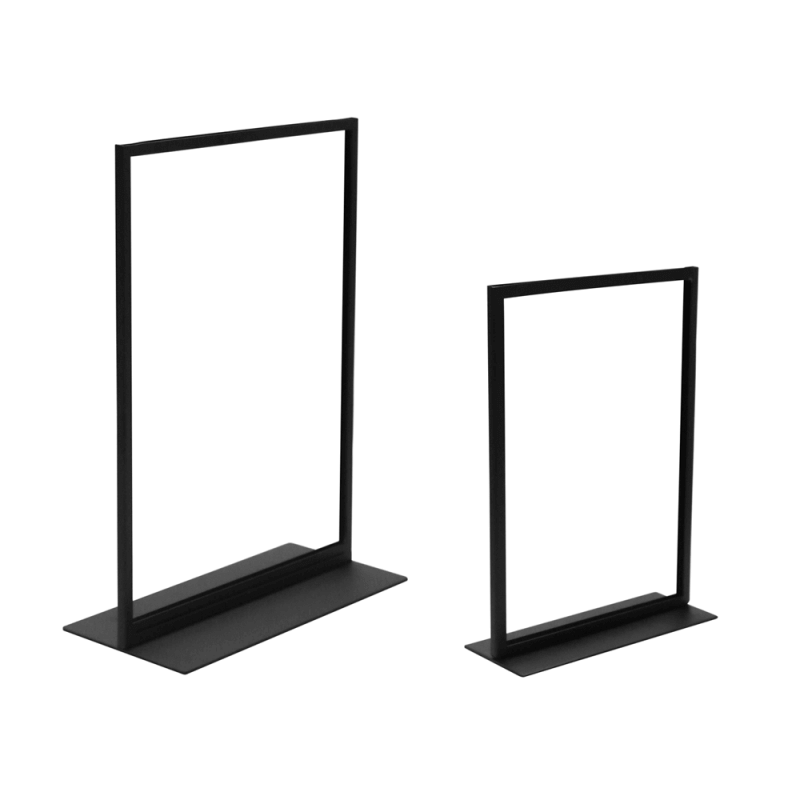 Double Sided Metal Table Sign Holder