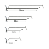 Double Prong Slatwall Hook with Ticket Holder