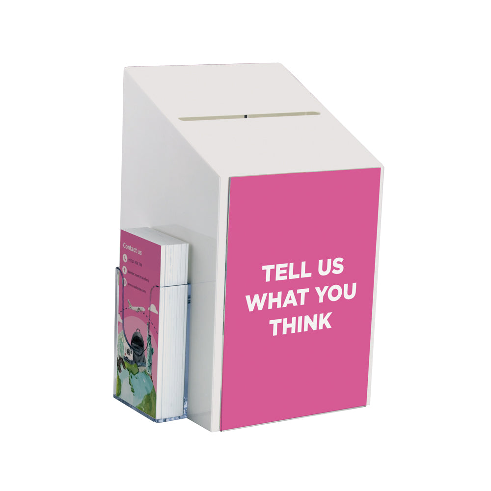 Suggestion Box with A4 Poster Holder