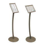 Premium Curved Signage Stand