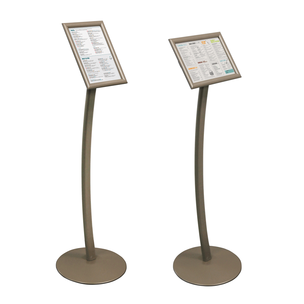 Premium Curved Signage Stand