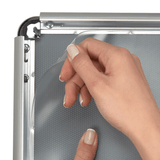 Silver Snap Frame 25mm with Round Corners