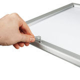 Lockable Snap Frame Silver